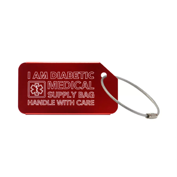 Etichetta medica per bagagli - Dia-Luggage Tag