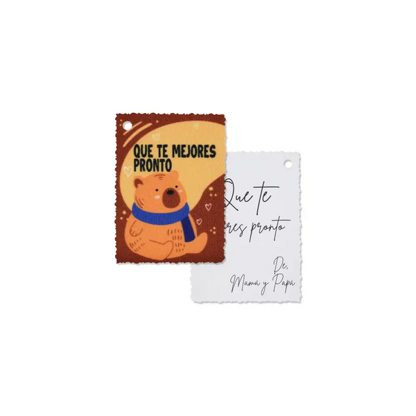 Get Well Soon Gift Tags - Kaio-Dia IT/ES