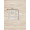 CGM Sensor Patch Template - Kaio-Patch Template on Wooden Surface