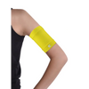 glucose sensor protective armband yellow color adjustable band for securing CGM sensors during daily activity