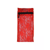 Insulin cooling wallet for 2 pens or vials in red lace design.