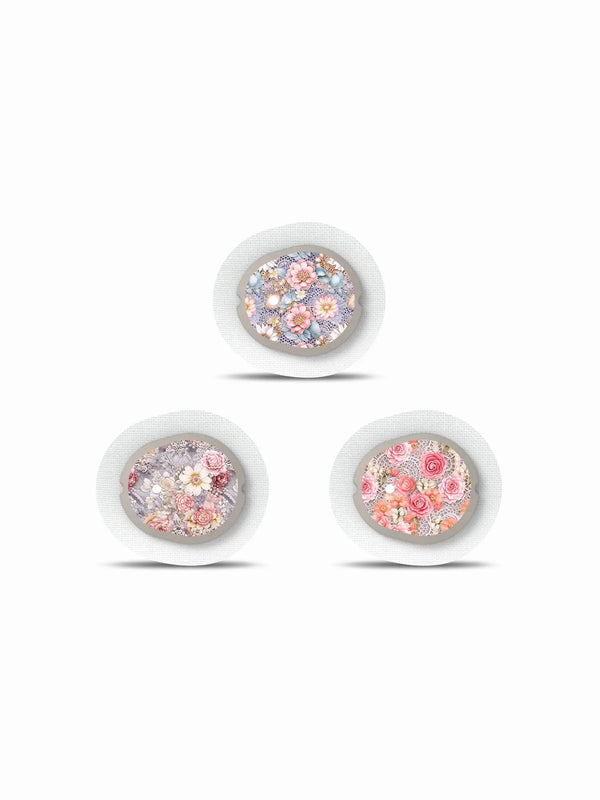 Vibrant summer-themed stickers for Dexcom G7 with beach and ocean motifs.