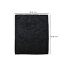 Cooling pack for insulin with black fabric, dimensions 12.5 cm x 13.5 cm.