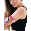 Freestyle Libre 2 Barbie Edition armband for glucose sensor, pink, adjustable fit for kids.