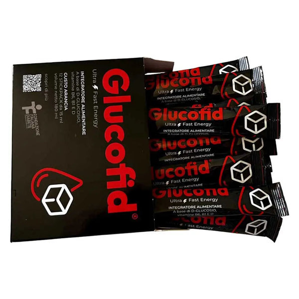 Glucofid® – Integratore D-glucosio e Vitamine B1 B6 D | Energia Rapida & Recupero