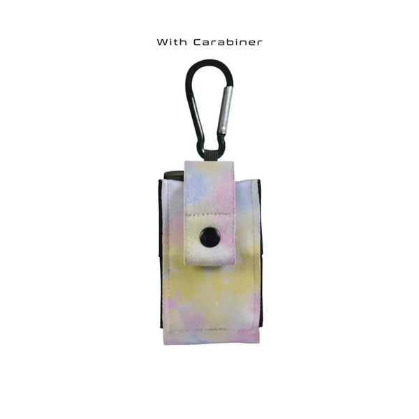 Vibrant insulin pump pouch with carabiner and loop from the Dia-Mini Summer Vibes Collection.