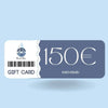 Kaio-Dia Gift Card 150 Euro on blue background.