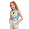 Adjustable belt for insulin pump pouches worn by a child, showcasing comfort and style.