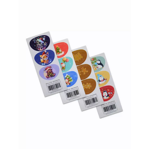Guardian Enlite Sensor Christmas Stickers: Festive & Bright