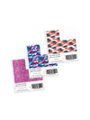 Tandem Mobi sticker packs showing Waves, Flow Camo and Pink Glitter designs