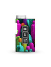 ypsopump mylife insulin pump sticker with colorful cactus pattern for playful and unique diabetes device customization