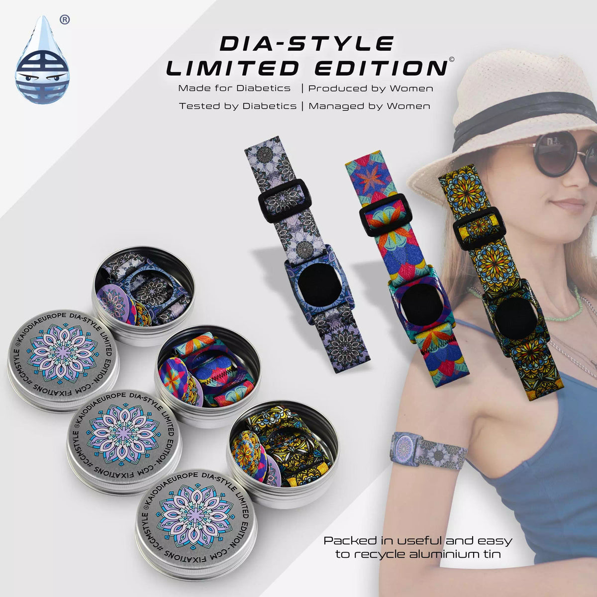adjustable armbands for freestyle libre and other sensors Immagine