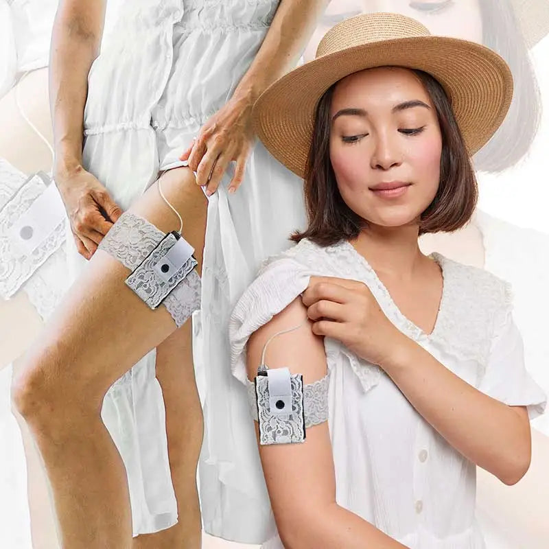 Adaptable Insulin Pump Band - Dia-Adjustable Arm and Leg Band Lace Immagine