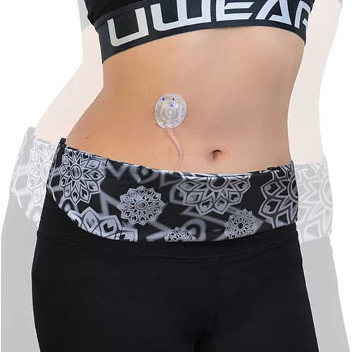 Dia-Belly Belt - Adjustable waist belt for insulin pump Immagine