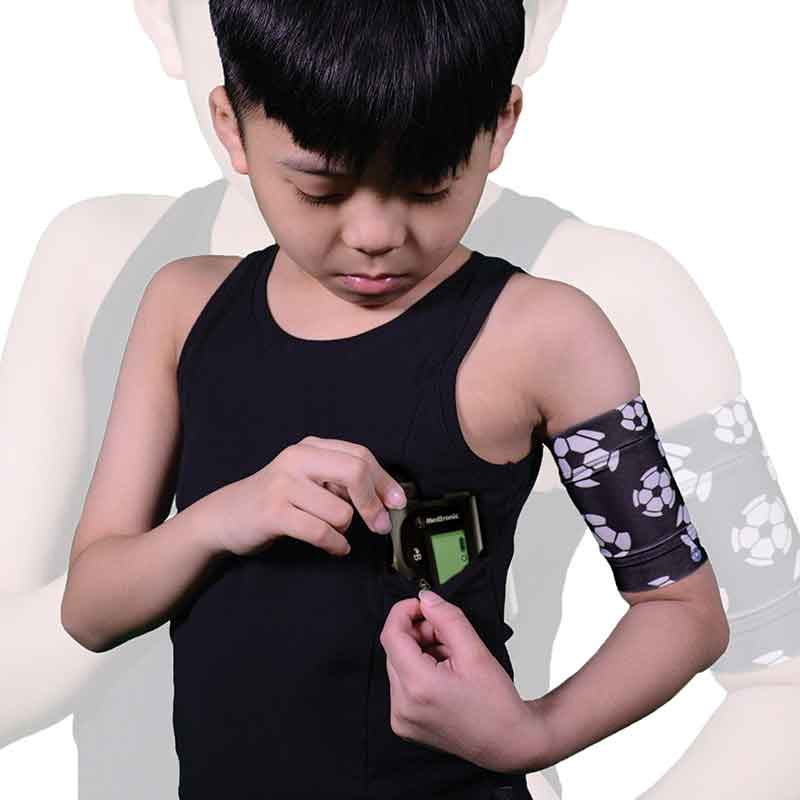 kids tank top for insulin pump Immagine