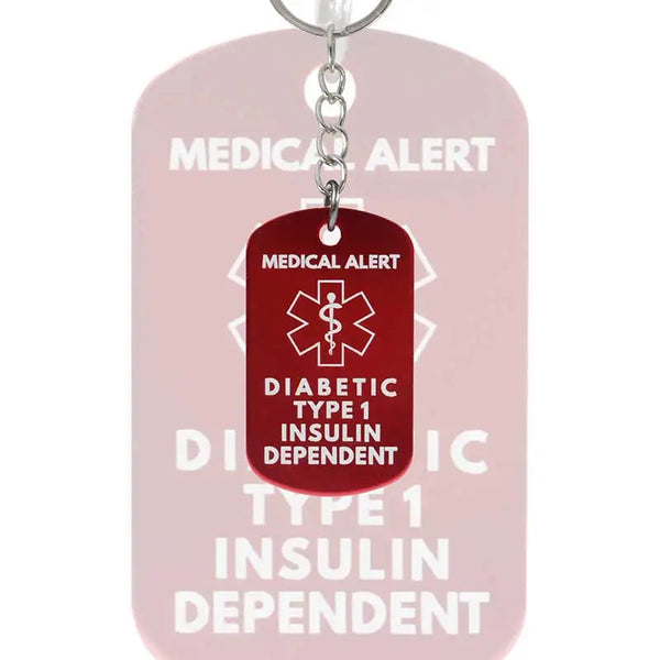Portachiavi di sensibilizzazione sul diabete - Kaio-Key Hanger