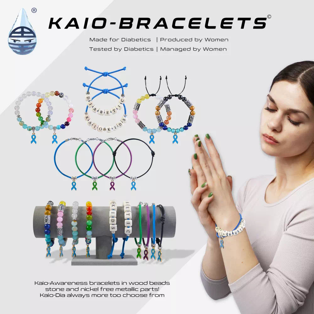 diabetes awareness bracelets and other accessories Immagine