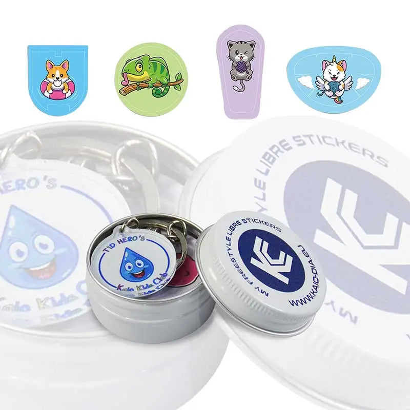 Glucose Sensor Stickers Serie  for kids Immagine