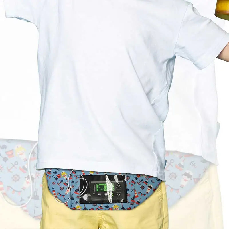Insulin Pump Belt with Double Pocket for Children - Dia-Twin Pocket Belt Immagine