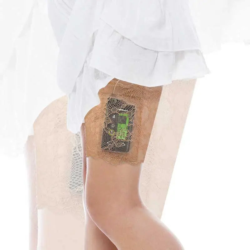 Insulin Pump Lace Garter - Dia-Lacy Leg Band Immagine