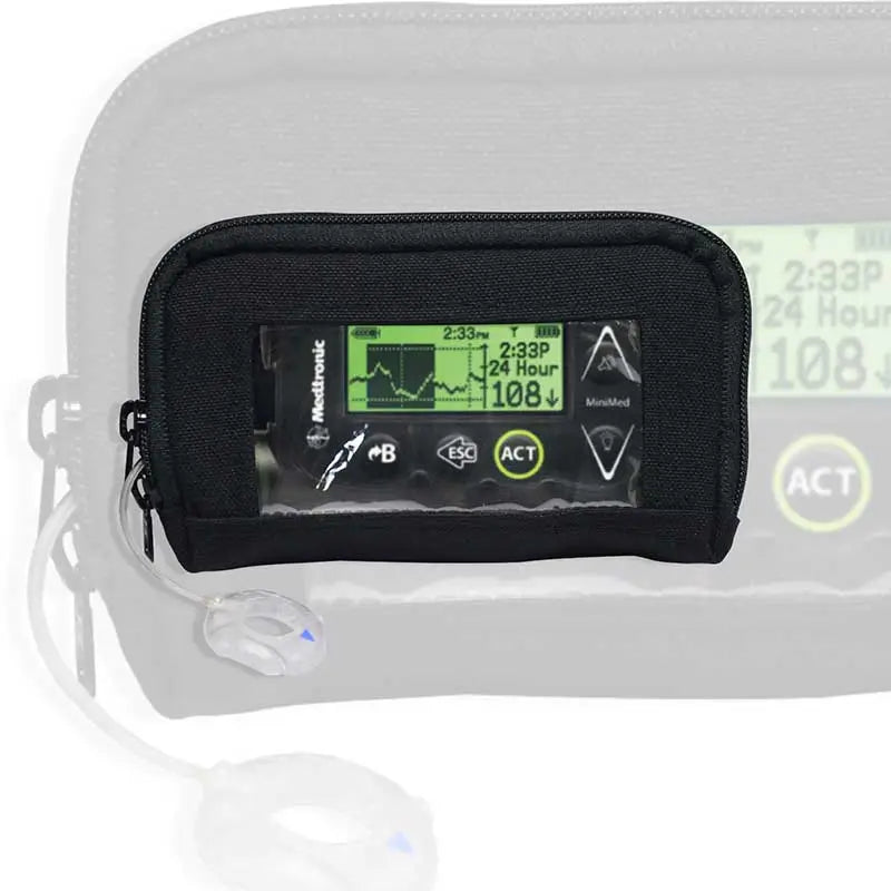 Insulin Pump Pouch with Window - Dia-Compact Insulin Pump Case Immagine