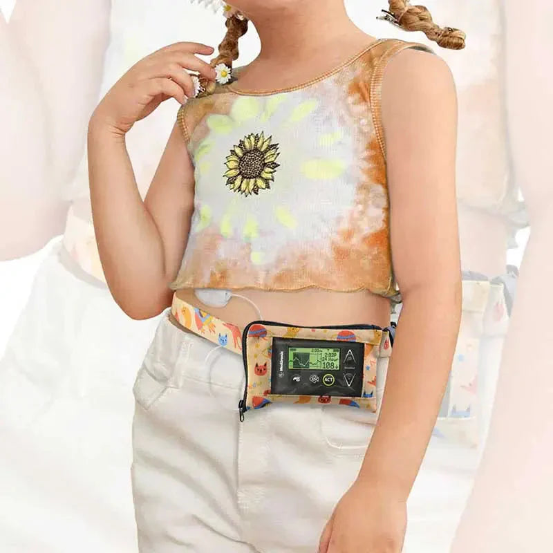 Insulin Pump Belt with Window For Kids Immagine