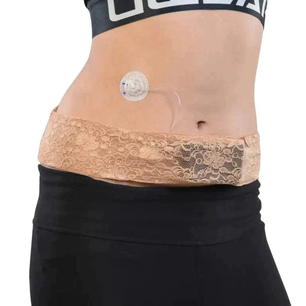 Cintura in pizzo per microinfusore, Dia-BellyBand Spacy Lacy