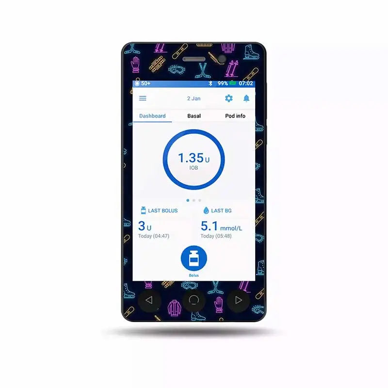 Omnipod DASH Stickers - Winter Edition Immagine