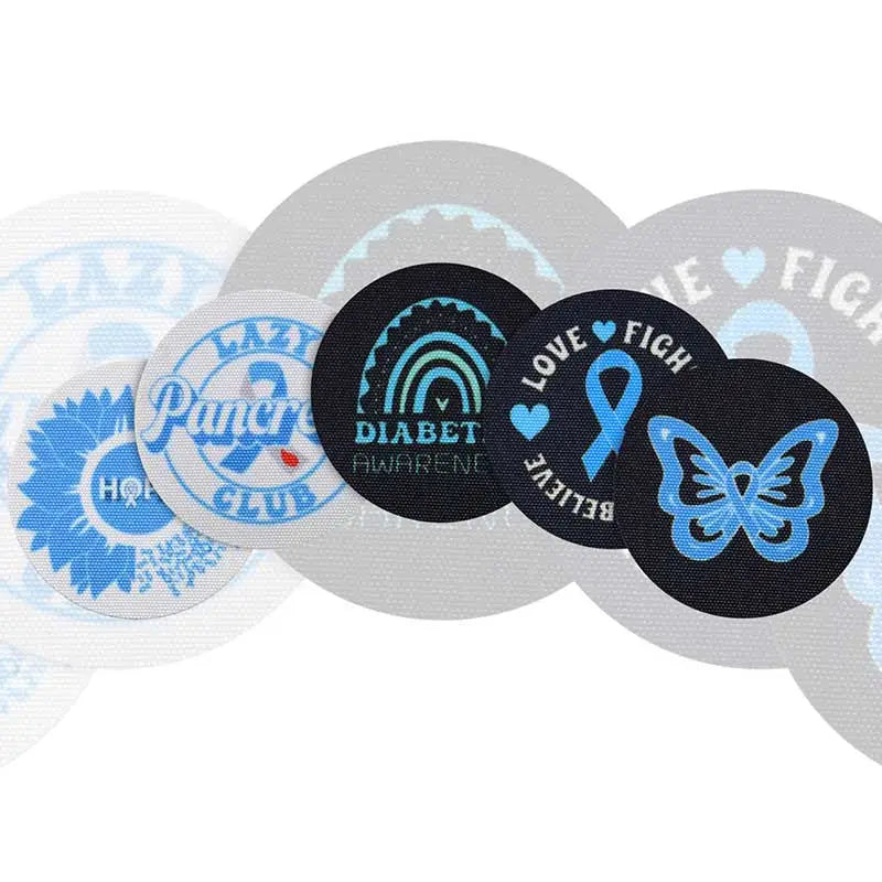Personalize your clothes and accessories - Iron-on Diabetes Awareness Patches Immagine
