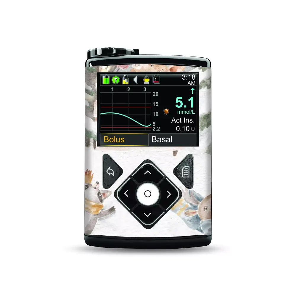 Winter-Themed Medtronic MiniMed Insulin Pump Stickers |