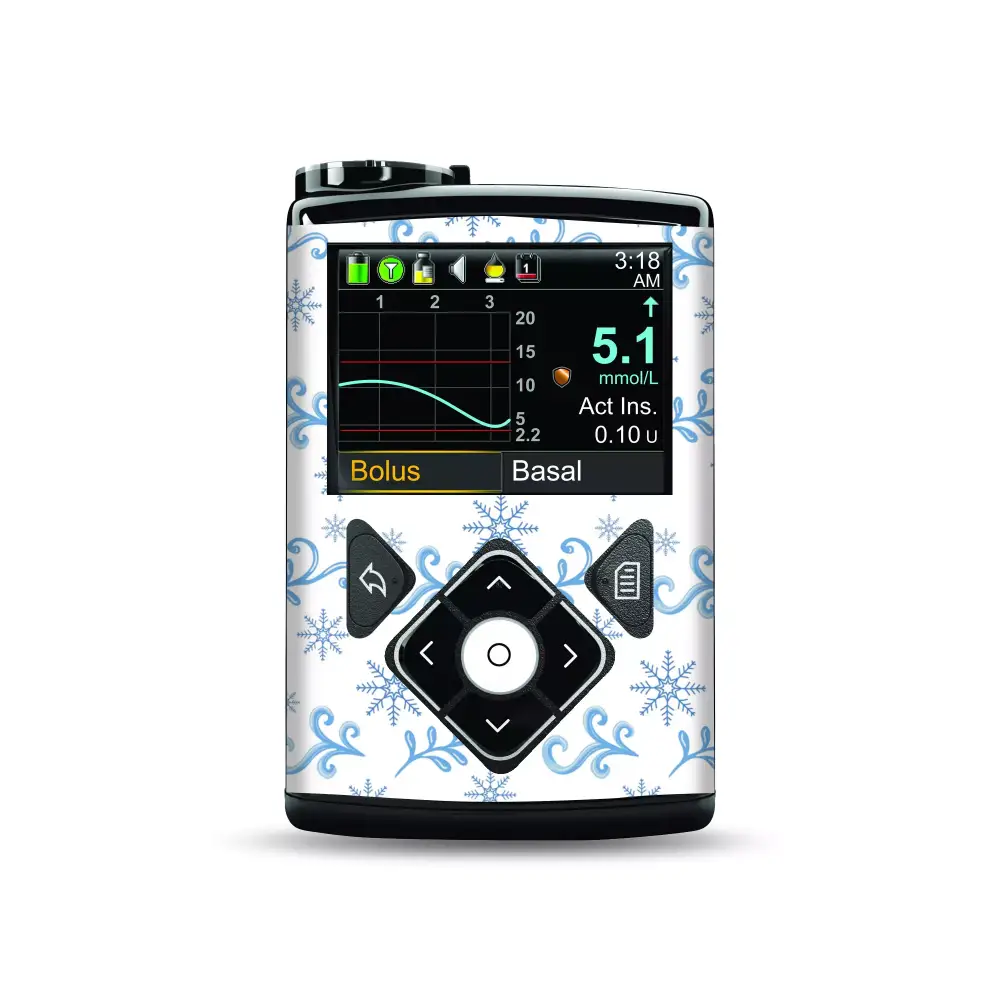 Winter-Themed Medtronic MiniMed Insulin Pump Stickers |