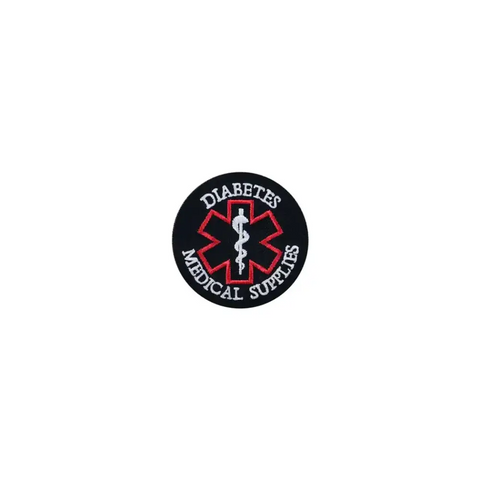 Diabetes Medical Supply - Embroidered Iron-On Patches