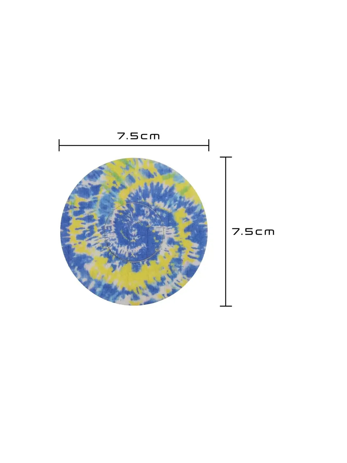 Cerotto adesivo per FreeStyle Libre 2, Color Splash, fantasia tie-dye, dimensioni 7,5 x 7,5 cm