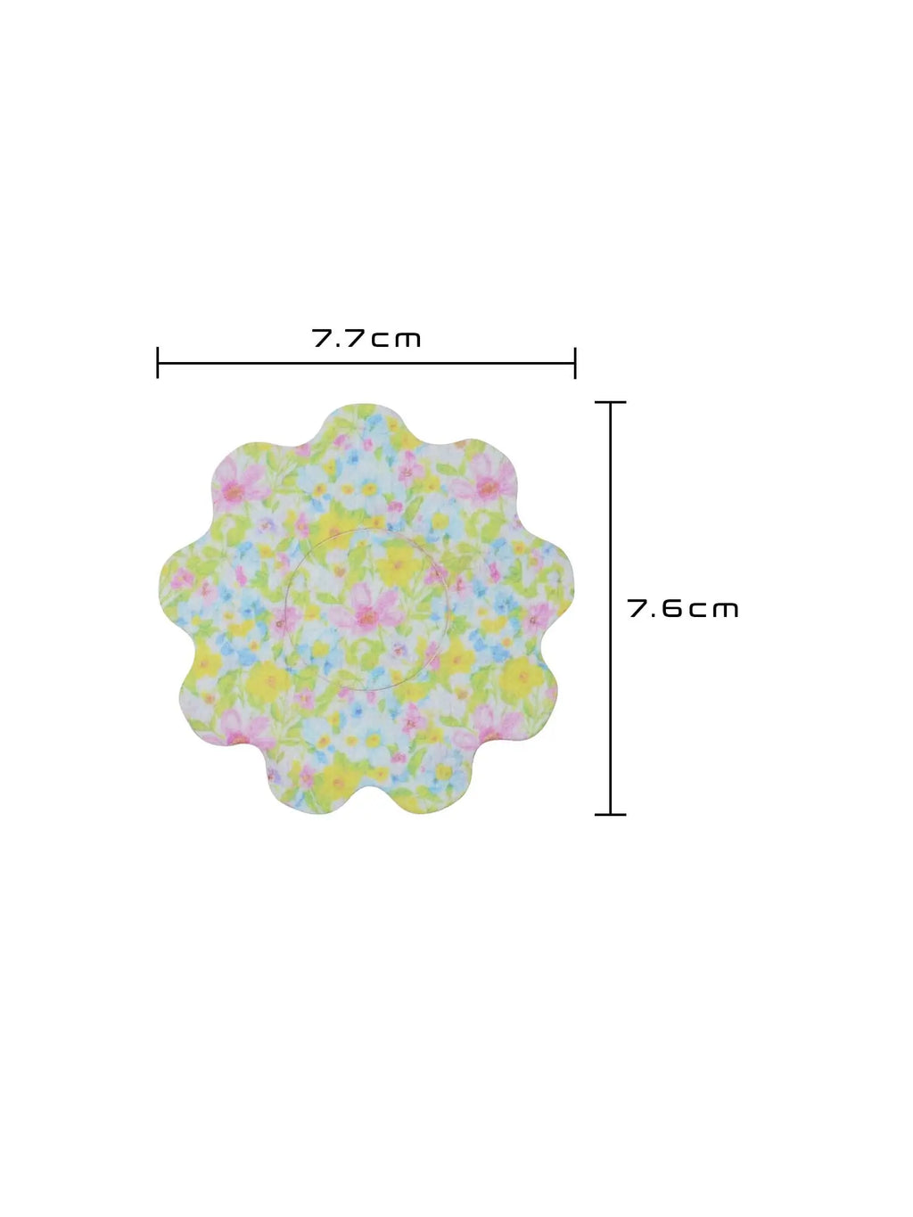 Cerotto adesivo per bambini per FreeStyle Libre 2, forma fiore, dimensioni 7,7 x 7,6 cm