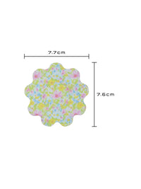 Cerotto adesivo per bambini per FreeStyle Libre 2, forma fiore, dimensioni 7,7 x 7,6 cm