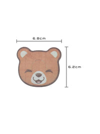 Cerotto adesivo per bambini per FreeStyle Libre 3, forma orsetto, dimensioni 6,8 x 6,2 cm