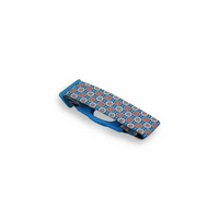 Medtronic Simplera armband for children with rotating clip and metal adjuster, colorful design.