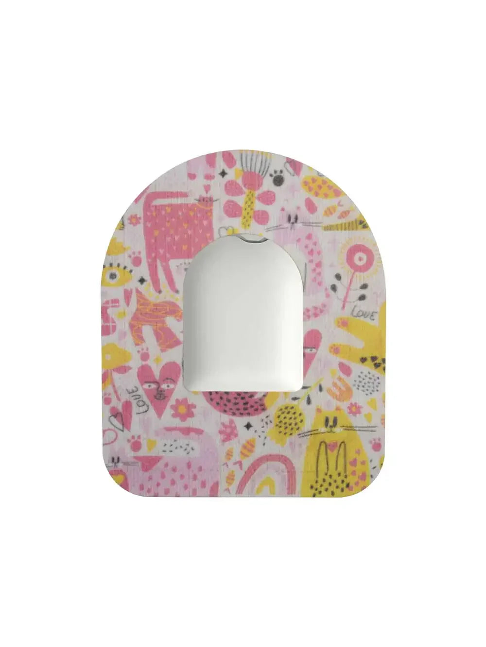 Cerotto adesivo per Pod Omnipod, fantasia Catch the Love