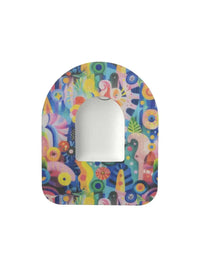 Cerotto adesivo per Pod Omnipod, fantasia Ethereal Bloom