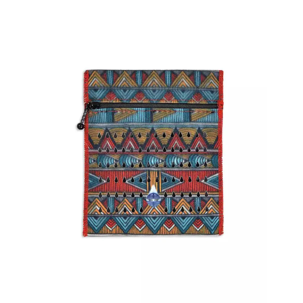 Insulin travel case Dia-Cool Size 5 cooling wallet with colorful tribal pattern for 4 insulin vials or eye drops