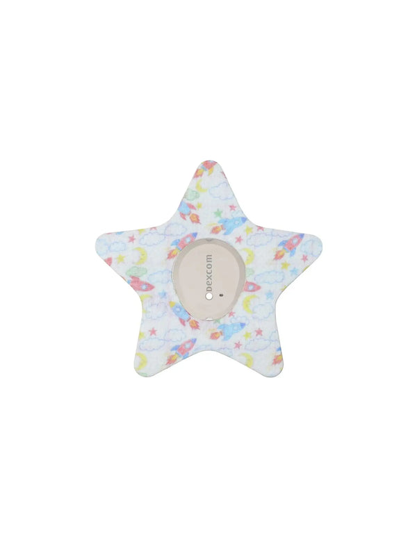 Cerotto adesivo per bambini per Dexcom G7, forma stella