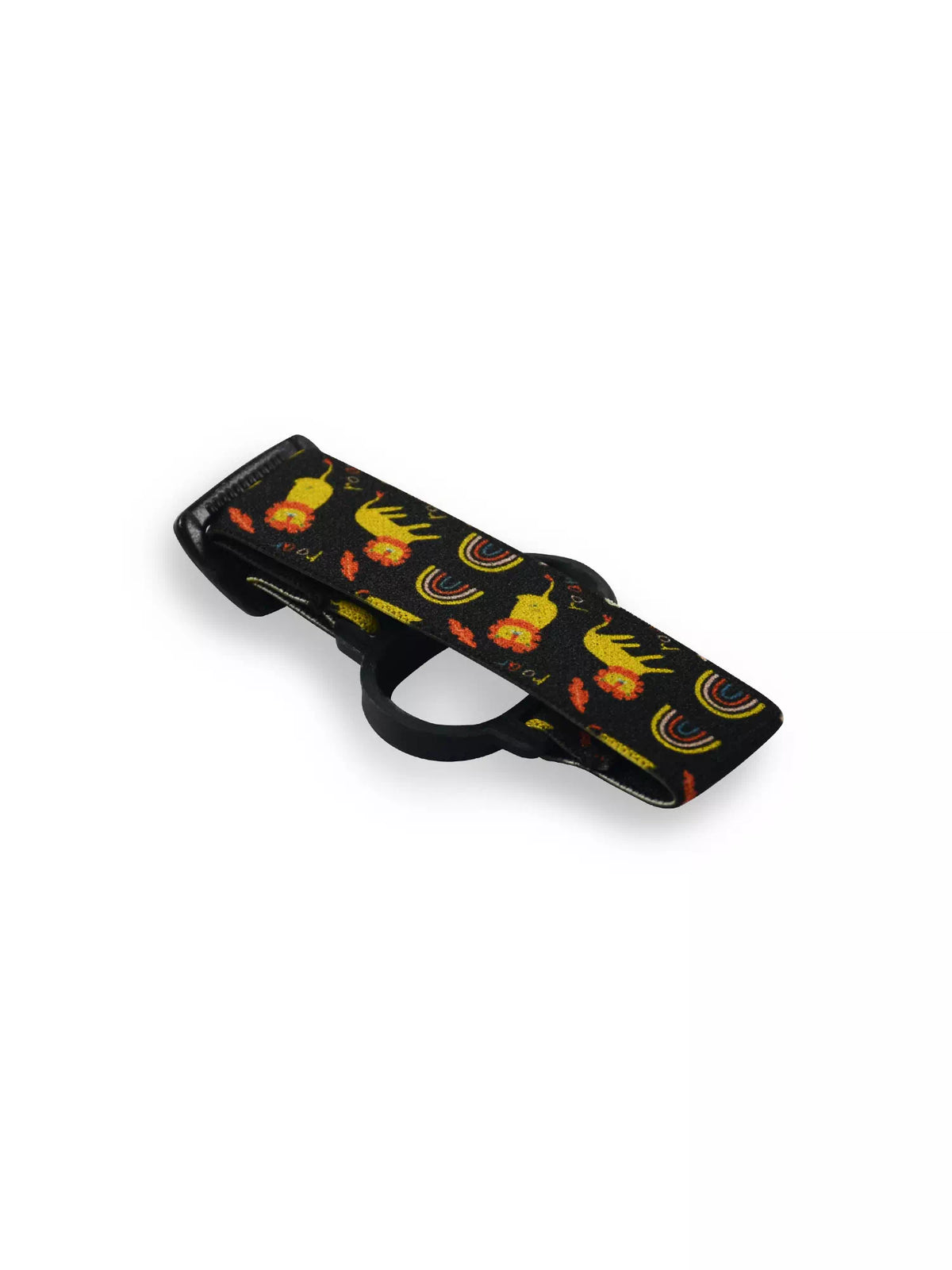 Colorful Dexcom G6 adjustable armband for kids with playful design.