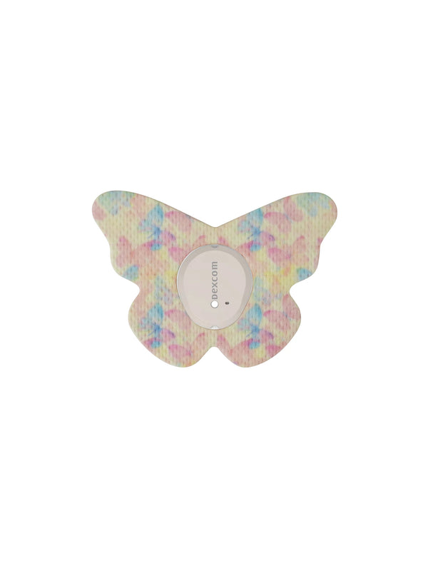 Cerotto adesivo per Dexcom G7, forma farfalla, fantasia Butterfly Mirage