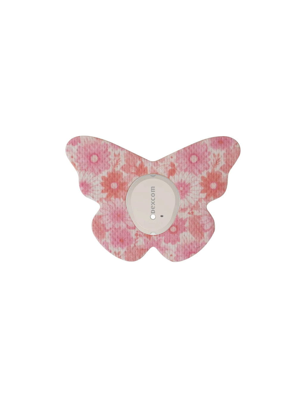 Cerotto adesivo per Dexcom G7, forma farfalla, fantasia Flower Serenade