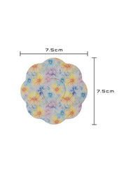 Cerotto adesivo per Dexcom G7, forma biscotto, dimensioni 7,5 x 7,5 cm