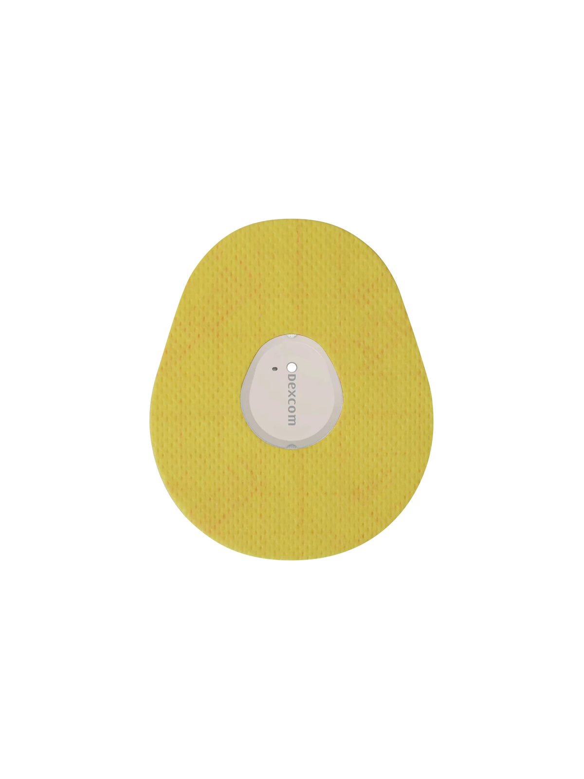 Cerotto adesivo per Dexcom G7, forma goccia, giallo
