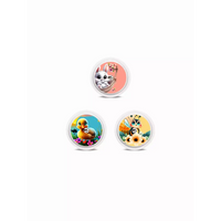 Freestyle Libre 2 Spring Edition sensor stickers with vibrant animal and floral designs.