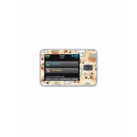 Tandem t:slim insulin pump with colorful spring edition cat-themed sticker skin