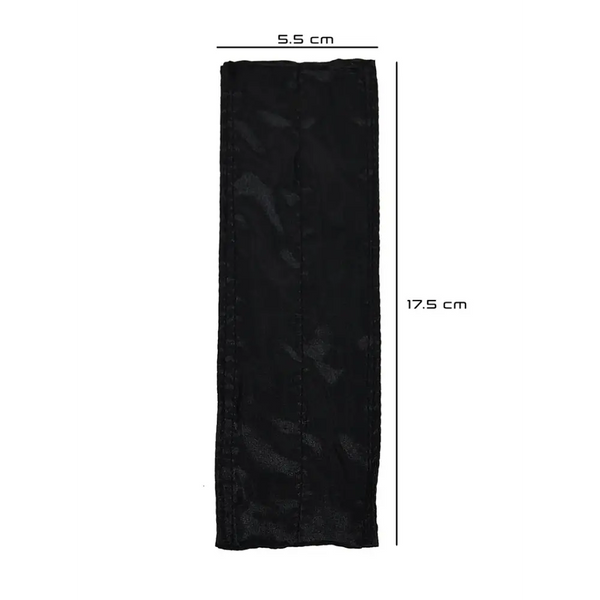Cooling pack for insulin storage, black, size 5.5 cm x 17.5 cm.