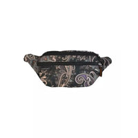 Fanny pack with insulin cooling system for diabetics, compact design with paisley print.